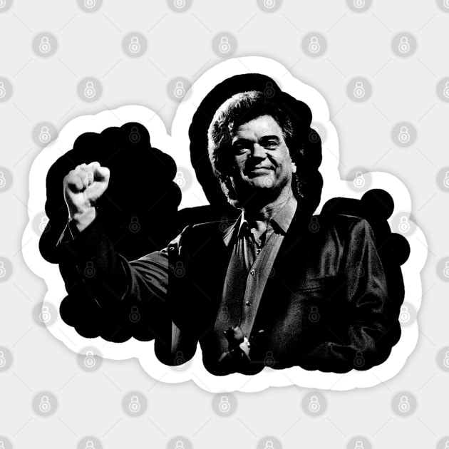 Twitty City Memories Relive the Legendary Music of Conway Twitty with a Nostalgic T-Shirt Sticker by Angel Shopworks